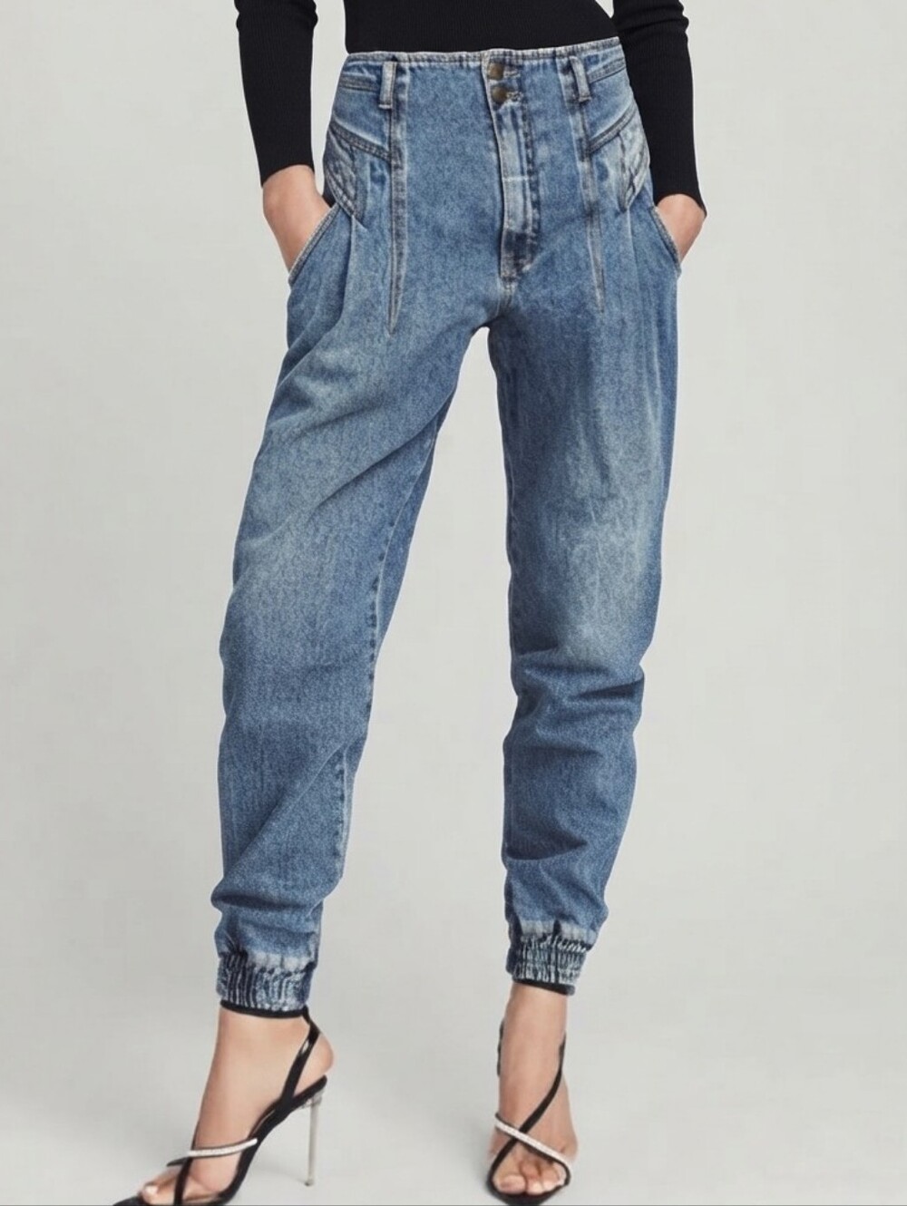 ​Retrofête Miriam Distressed Jogger Denim Jeans Size 29
